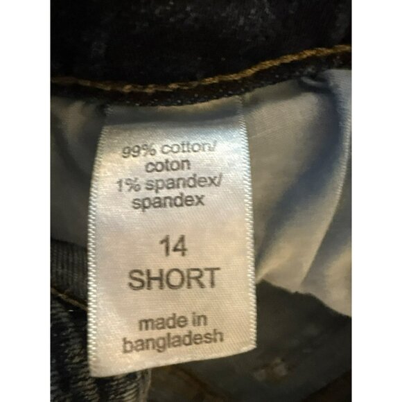 Maurices High-Rise Button-Fly Raw Hem Jeans Size 14 Short - Picture 3 of 9